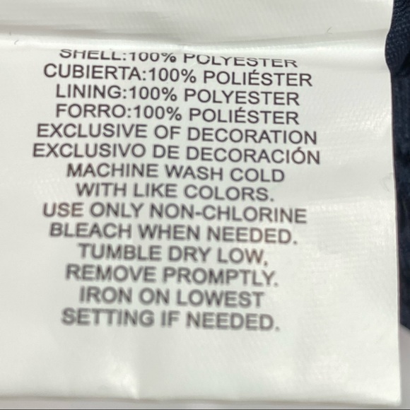 IZOD Girls Sz 16 Navy Blue pleated uniform skirt with shorts under New - Picture 8 of 8